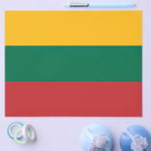 リトアニア国旗のフライヤー チラシ (シングル)