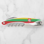 リトアニア国旗の紋章 ソムリエナイフ (裏面)