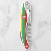 リトアニア国旗の紋章 ソムリエナイフ (裏面)