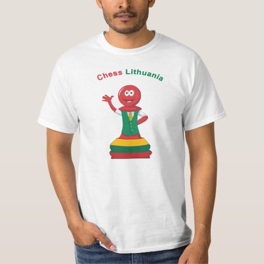 リトアニア国旗の著作権Tony Sullivan Tシャツ (正面)