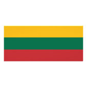 リトアニア国旗を掲げたラックカード ラックカード (裏面)