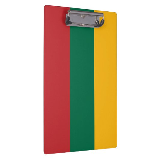 リトアニア国旗を掲げた愛国的なクリップボード クリップボード (右)