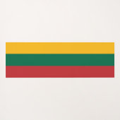 リトアニア国旗を掲げた愛国的なヨガマット ヨガマット (裏面(横))