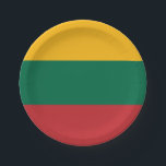 リトアニア国旗紙プレート ペーパープレート<br><div class="desc">リトアニア国旗紙プレート</div>