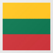 リトアニア国旗 ウィンドウサイン (シート)
