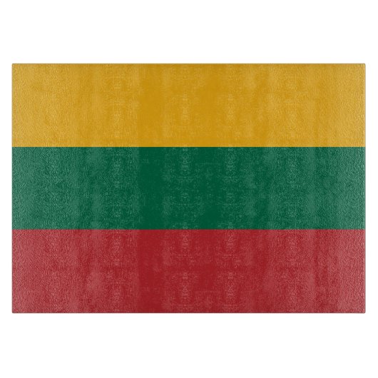 リトアニア国旗 カッティングボード (正面)
