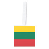 リトアニア国旗 キューブオーナメント (正面)