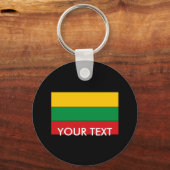 リトアニア国旗 キーホルダー (正面)