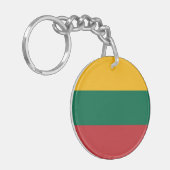 リトアニア国旗 キーホルダー (正面左)