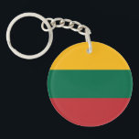 リトアニア国旗 キーホルダー<br><div class="desc">リトアニアの愛国国旗。</div>