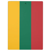 リトアニア国旗 クリップボード (裏面)