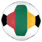 リトアニア国旗 サッカーボール (回転)