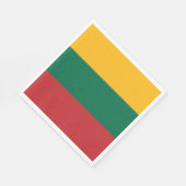 リトアニア国旗 スタンダードランチョンナプキン (角)