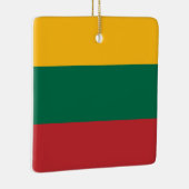 リトアニア国旗 セラミックオーナメント (右)
