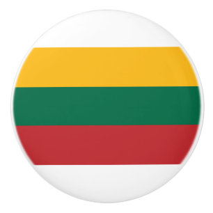 リトアニア国旗 セラミックノブ