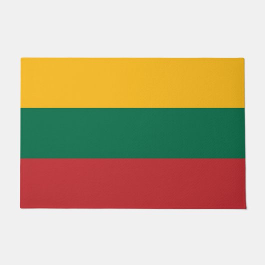 リトアニア国旗 ドアマット (正面)