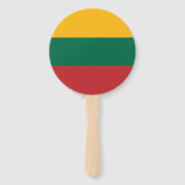 リトアニア国旗 ハンドファン (正面)