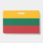 リトアニア国旗 バッジ (裏面)