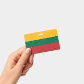 リトアニア国旗 バッジ (手持ち)