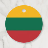 リトアニア国旗 フェイバータグ (裏面)