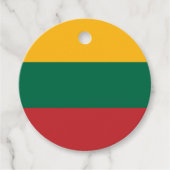 リトアニア国旗 フェイバータグ (正面)