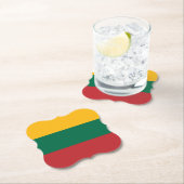 リトアニア国旗 ペーパーコースター (インサイチュ)