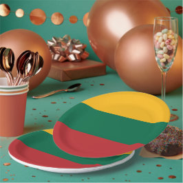 リトアニア国旗 ペーパープレート