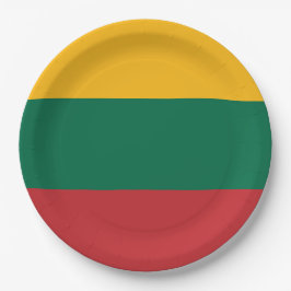 リトアニア国旗 ペーパープレート