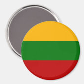 リトアニア国旗 マグネット (正面/裏面)