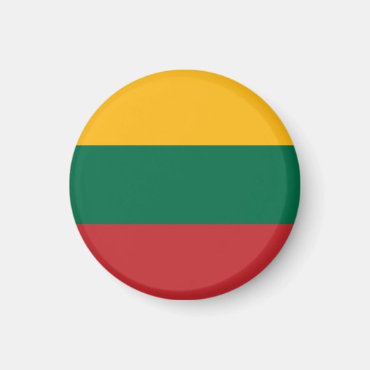 リトアニア国旗 マグネット (正面)