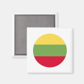 リトアニア国旗 マグネット (正面/裏面)