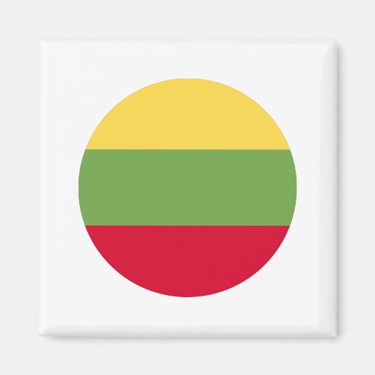 リトアニア国旗 マグネット (正面)