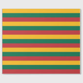 リトアニア国旗 ラッピングペーパー (フラット)