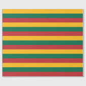 リトアニア国旗 ラッピングペーパー (フラット)