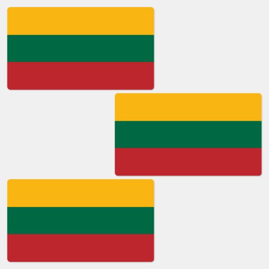 リトアニア国旗 ラベル (グループ)