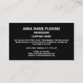 リトアニア国旗、リトアニア国旗 名刺 (裏面)