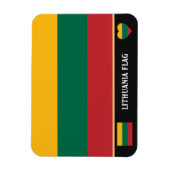 リトアニア国旗&リトアニア旅行,休日/スポーツ マグネット (縦)