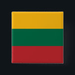 リトアニア国旗 缶バッジ<br><div class="desc">カスタマイズ可能なWorld Flag製品 – お感じ客様の文字を無料で追加する。</div>