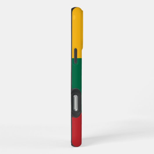 リトアニア国旗 iPhoneケース (右側面)