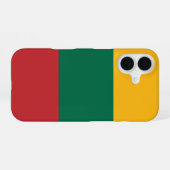 リトアニア国旗 iPhone 16ケース (裏面横)