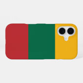 リトアニア国旗 iPhone 16ケース (裏面横)