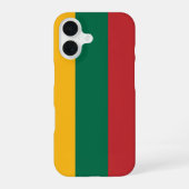 リトアニア国旗 iPhone 16ケース (裏面)