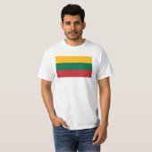 リトアニア国旗 Tシャツ (正面フル)
