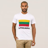 リトアニア国旗 Tシャツ (正面フル)