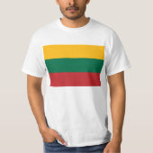 リトアニア国旗 Tシャツ (正面)