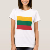 リトアニア国旗 Tシャツ (正面)