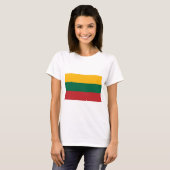 リトアニア国旗 Tシャツ (正面フル)