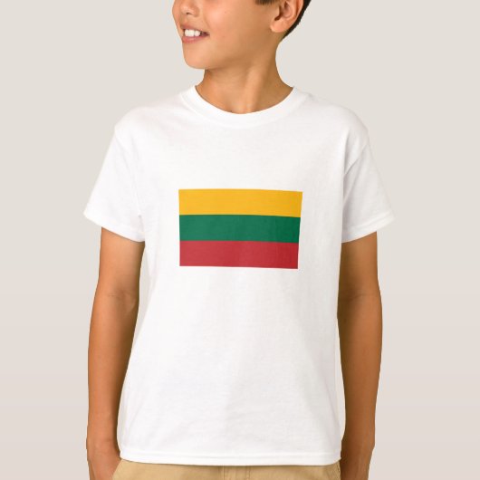 リトアニア国旗 Tシャツ (正面)