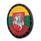 リトアニア国旗Dartboard & Lithuania / game board ダーツボード (正面右)