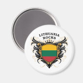 リトアニア岩 マグネット (正面/裏面)